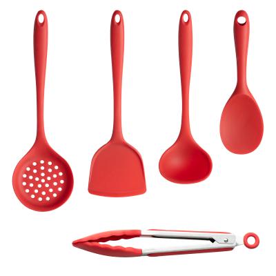 China Sustainable multifunctional household kitchen supplies six sets of kitchen tools silicone spatula for sale