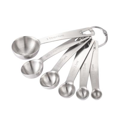 China Free Sample Hot Selling Stainless Steel Viable Measuring Tools Kitchen Utensils Measuring Tool Set for sale