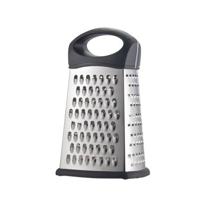 China Sustainable Multifunctional Vegetable Cheese Something 4 Sides Stainless Steel Kitchen Grater for sale