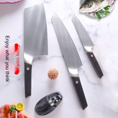 China 2021 Sustainable Hot Sale Kitchen Tool Handle Stainless Steel Knife Set for sale