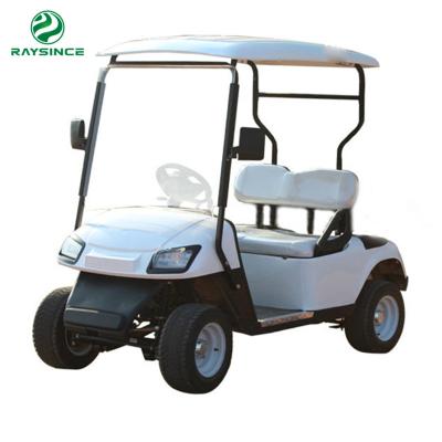 China Qingdao China factory supply mini electric golf carts cheap price 60V battery golf buggy with 2 seats for sale