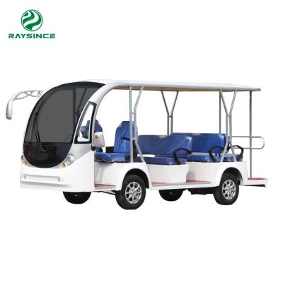 China 4 Wheels electric tourist cars new energy vehicles  factory supply cheap price electric sightseeing car with 11 seats for sale