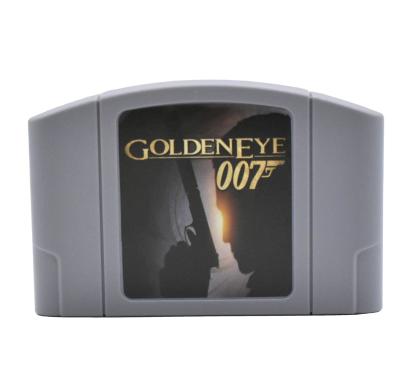 China New N64 Golden Eye 007 Game Cartridge N64 Card NTSC Card Updated Version In Running Golden Eye 007 for sale