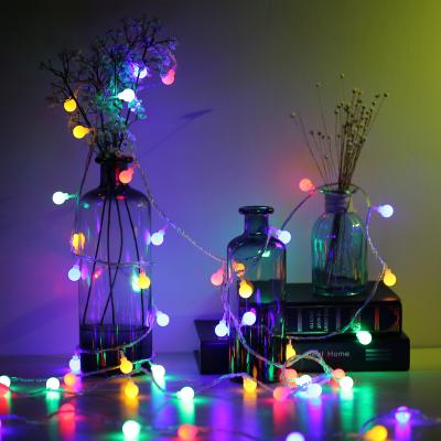 China Ball Shaped Led Bulbs Factory Wholesale 10m Magic Ball LED String Lights Outdoor Waterproof Christmas Tree Decoration Lights for sale