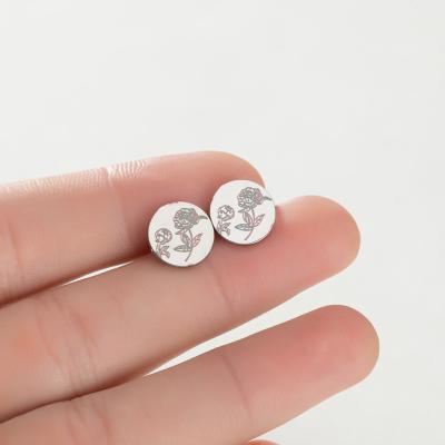 China 2022 Cute Fashion Personalized Women Men Jewelry Stainless Steel Steel Stud Earring for sale