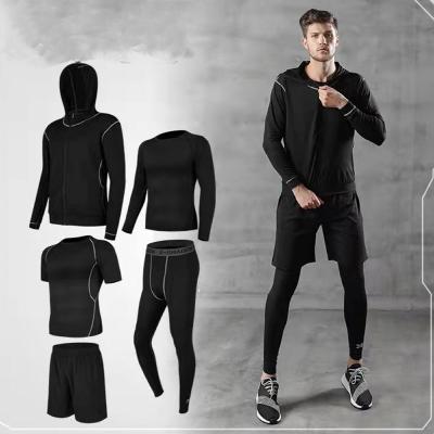 China 2022 New Set Breathable Quick Dry Suits For Men Fitness Clothing Wear Gym Fitness Sets for sale