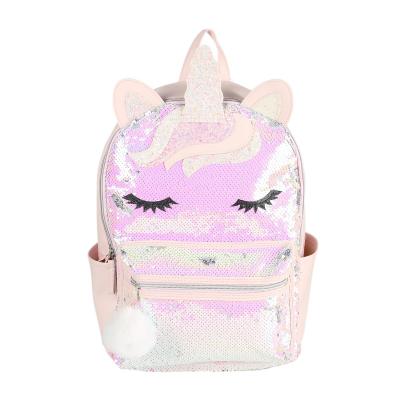 China Anti-theft School Bags for Girls Boys Sequins Backpack Small Toddler Kids Cute Animal Kindergarten Preschool Bag School Supplies Backpack for sale