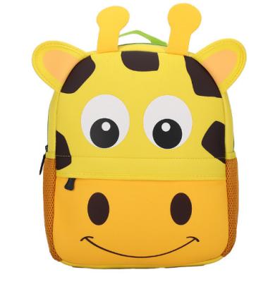 China Waterproof Cute 3D Kindergarten Kindergarten Cute Zoo Schoolbag Children Animal Plush Backpack School Bags for sale