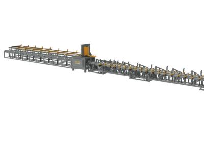 China Cutting Edge Width 500mm CNC Automatic Hydraulic Rebar Shearing Line 100m/Min for sale