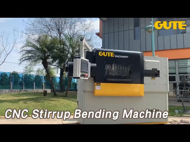 Steel Wire CNC Stirrup Bending Machine 12KW 4 - 8mm One Direction