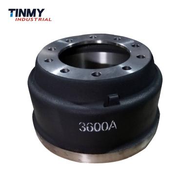 China 3600A Auto Brake System Brake Drum For Truck And Trailer for sale