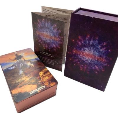 China Beautiful Plastic Custom Printing Tarot Cards Oracle Cards Playing Cards Paper Tarot for sale