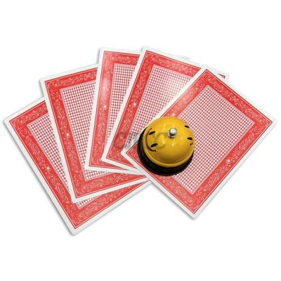 China Paper Plastic Create Your Own Playing Cards Large Size Card Games For Family for sale