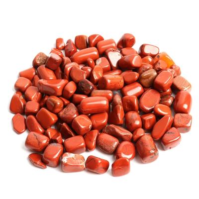 China China Red Crystal Jasper Healing Stones Polished Gravel Tumbled Stone For Home Decoration for sale