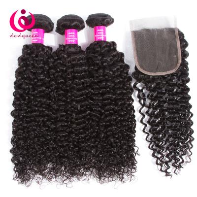 China Brazilian Kinky Curly Virgin Cuticle Aligned Hair Kinky Curly Hair With HD Lace Closure Headband, Indian Hair Extension Hot Products for sale