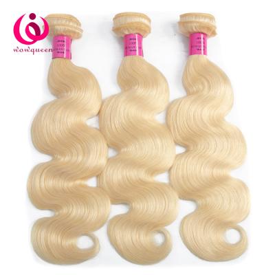 China Can be changed the design to any texture as you like body 2019 factorywholesale top color 613 sale wave cuticle aligned bundles russian blonde thick hair extension hair for sale