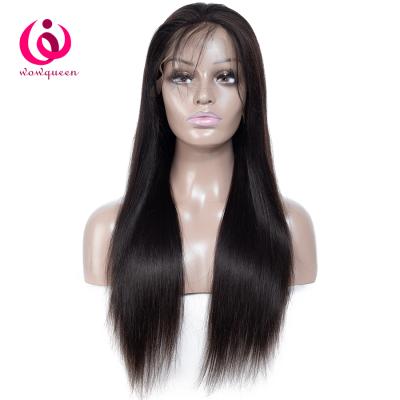 China Virgin Mink Wave Full Lace Wigs 100% Silky Straight Brazilian Virgin Human Hair Cuticle Aligned Cheap Human Hair Wigs For Black Women for sale