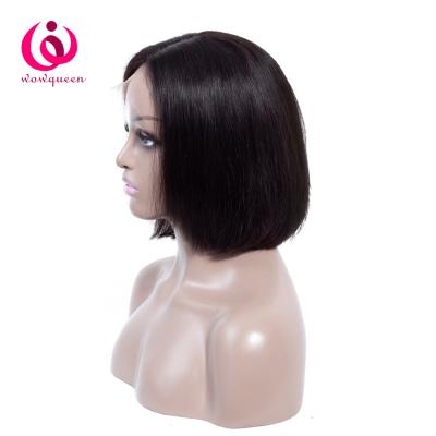 China Can be changed the design to any texture as you like hot sale factory wholesale price Indian Cuticle Aligned Virgin Hair Short Lace Front Headband Bob Wigs for sale