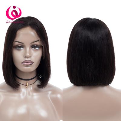 China Can be changed the design to any texture as you like wholesale price cuticle remy lined virgin brazilian full lace wigs straight short hair wig for black women for sale