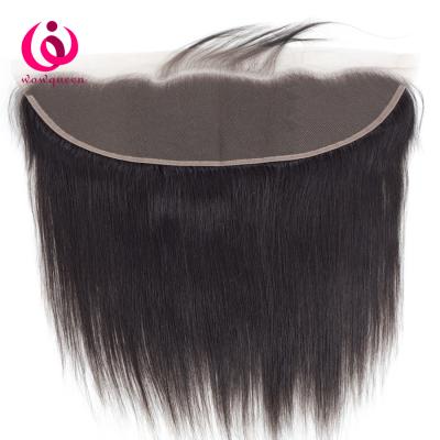 China Can be changed the design to any texture as you like Wholesale 100% Virgin Brazilian Human Hair Pre Plucked Ear To Ear Skin HD Swiss Lace Transparent Headband 13x4 with baby hair for sale