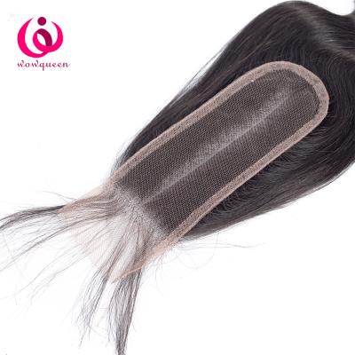 China Can be changed the design to any texture as you like Middle Part 2*6 Lace Closure Virgin Human Hair Closure Extensions Virgin Malaysian Straight Hair Thin Skin Lace Closure for sale