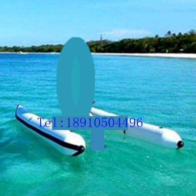 China White PVC Pontoons Inflatable Color 370*33(diameter)cm PVC Balloons PVC Floats For Water Bikes SC1 for sale