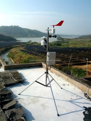 China Outdoor GSM GPRS Weather Station for Soil Environmental Moisture Presure Direction Wind Speed ​​Temperature Solar riidation for sale