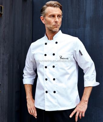 China Best Selling Chef Uniforms Price Hotel Chef Coat Chef Jacket for sale