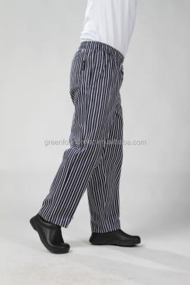 China restaurant & 100% Quality Chef Pants Out Checked Cotton Cook Bar Pants Worker Uniforms For Sale for sale