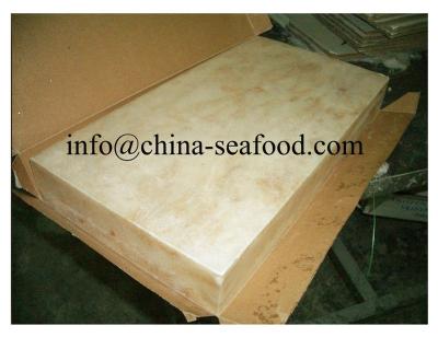 China Alaska Pollock Girl FROZEN Block, 100% NW, Skinless, Boneless, 3*7.5kg/ctn for sale