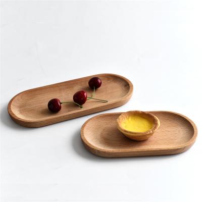 China Viable Japanese Sushi Kitchen Accessories Small Dinner Plate Wooden Serving Boat for sale