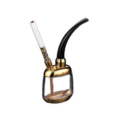 China Portable mini pipe type viable wholesale hookah shisha circulation smoking for tobacco for sale