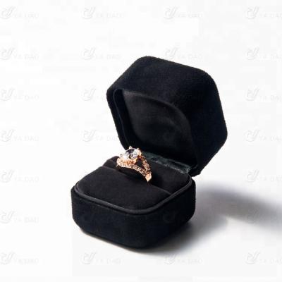 China Box for Unique Ring Velvet Wedding Ring Box Manufacturer Wholesale for sale