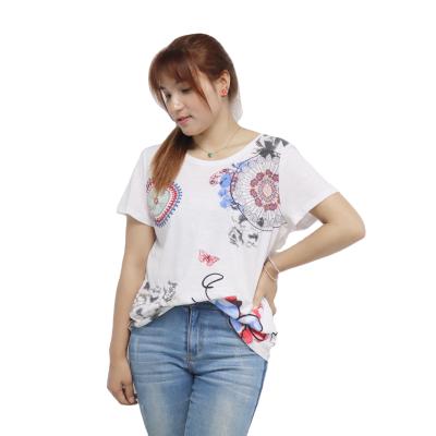 China Anti-wrinkle Fashion Items Plus Size Womens Clothing Good Quality And Cheap Custom Womens T-shirts for sale