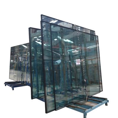 China Customized Size Chinese Safety Manufacturer Transparent Double Low Energy Insulated Glasses For Wall for sale