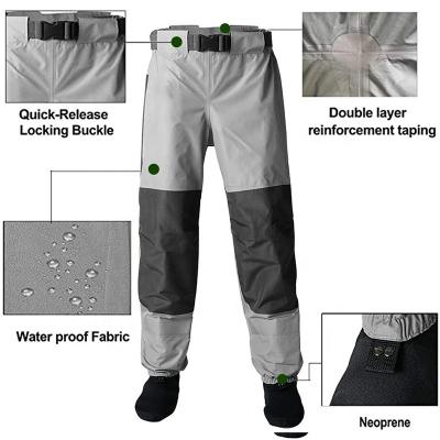 China Unisex overall high quality waders for men simms fishing kinder 5 lyers waterproof for sale