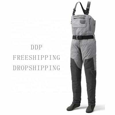 China Freeshipping Unisex Sealer Hunting Simms Waterproof Nylon Breathable Fly Neoprene Custom Chest Fishing Waders Pants for sale