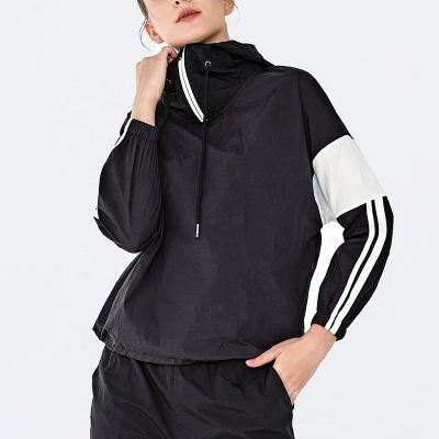 China New Design Breathable Workout Hoodies Half ZipTracksuit Casual Gym Clothes Fitness Yoga Wear Woman Apparel Sports Jacket for sale