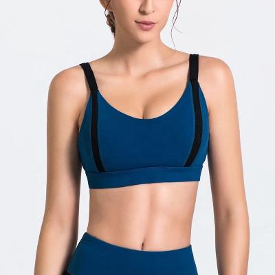 China Wholesale Breathable Yoga Wear Woman Wear Sexy Workout Bra Straps Sports Bra Ladies Gym Wear Manufacturer for sale