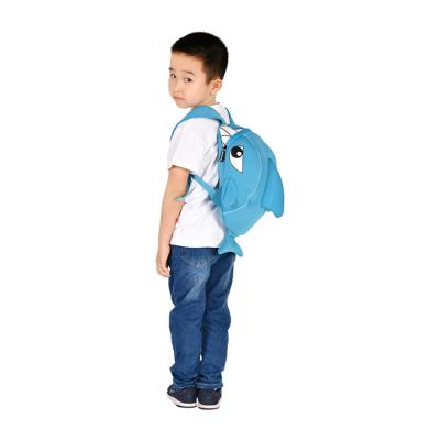 China Wholesale Best Price Large Size Cute Shark Plush Waterproof Neoprene Kids Waterproof Backpacks for sale