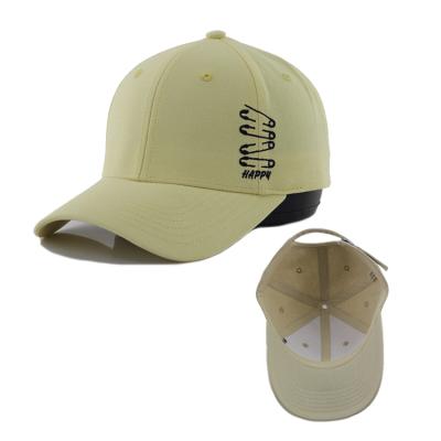 China Custom Logo Yellow Sport Cap Women Embroidery OEM Adult 6 Panel Baseball Cap Designers JOINT Hats Baseball Hat for sale