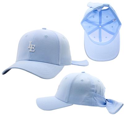 China Cotton 6 JOINT Panel Hats Sports Simple 3D Embroidery Tiny Embroidered Baseball Caps And Hats For Men for sale