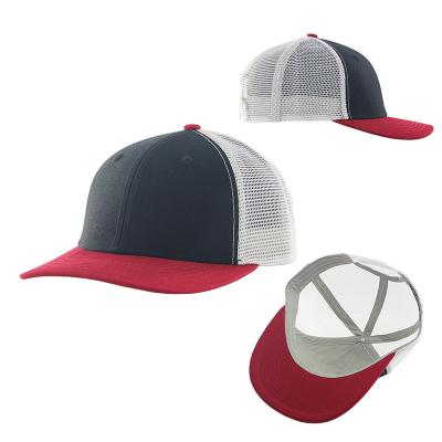 China JOINT Design Your Own 6 Panel Richardson Style Blank Mesh Trucker Snapback Adjustable Size Hats No Logo Wholesale for sale