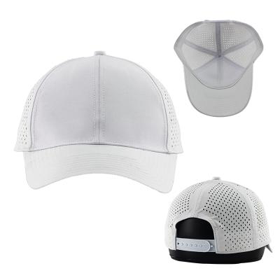 China breathable & Good Quality Waterproof 100% Polyester 6 Panel Breathable Mesh Flex Fit Trucker Hat Fitted Hats for sale