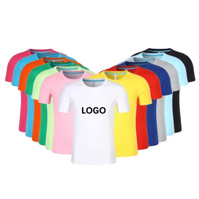 China Custom Breathable High Quality Customization Round Neck Group Printing Blank T-shirt Your Own Brand for sale