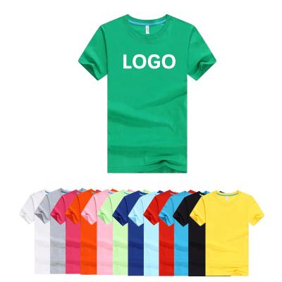 China Breathable Create Your Own Wholesale Custom 100% Cotton Round Neck Group Fitness Logo Activity T-Shirt for sale