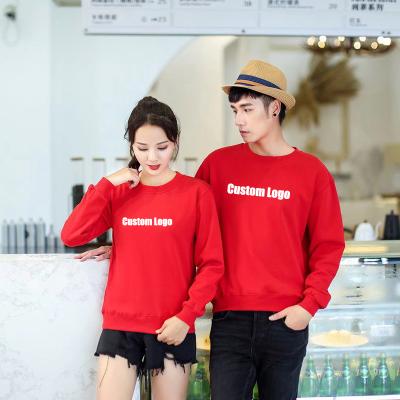 China OEM Logo Men's Crewneck Pullover Sweatshirt Manufacturer Custom Sports Plain Oversized Blank Sweatshirt Anti-wrinkle for sale