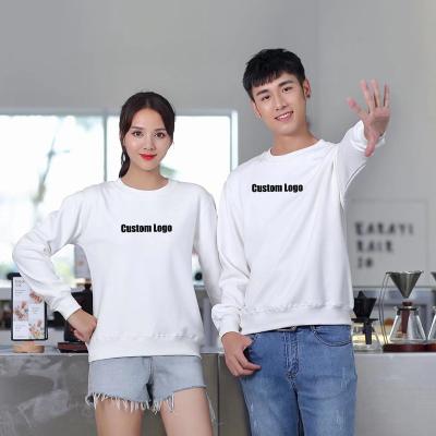 China Anti-Wrinkle Plus Size Custom Color Slim Fit Embossed Blank Pullover Crewneck Sweatshirt Unisex for sale