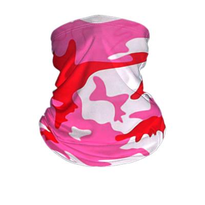 China Seamless 100% Polyester Fiber Bandana Logo Printed Outdoor Sports Headwear Custom Microfiber Tube Ties for sale