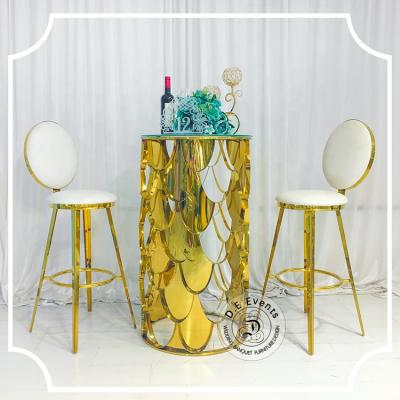 China Wholesale modern design base portable mirror bar table for purchase for sale